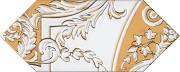 Декор KERAMA MARAZZI Алмаш HGD\B512\35000 1 жёлтый 34х14см 0,48кв.м.