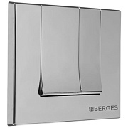 Кнопка для инсталляции BERGES NOVUM S3 хром глянец