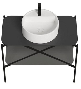 Консоль под раковину SALINI GRAZIA 27G108K чёрный