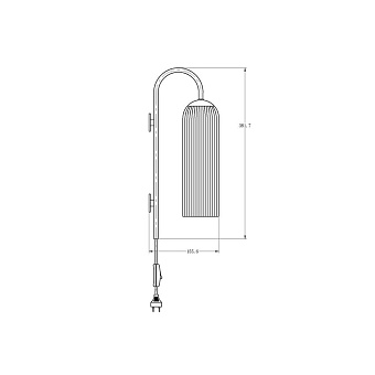 Бра Vele Luce Creativo VL2135W01 60Вт E27
