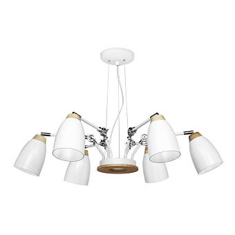 Люстра подвесная Loft It Watchman LOFT4402/6WH 360Вт 6 лампочек E27
