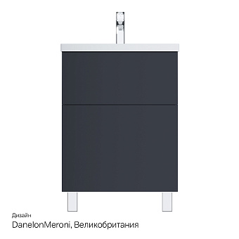 Тумба под раковину напольная AM-PM GEM M90FSX06022GM32 41х60х81см