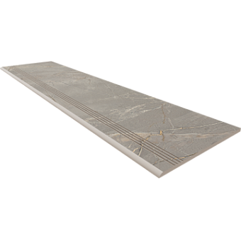 Плитка для ступеней ESTIMA Bernini Steptrade/BR03_NS/30x120x10 Gray 30х120см 0,72кв.м. неполированная