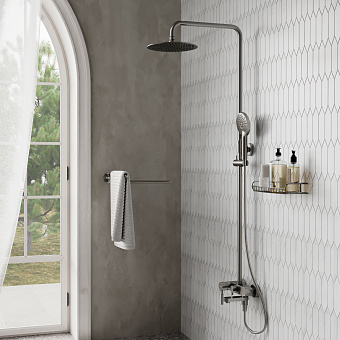 Душевая система WASSERKRAFT A14201 никель
