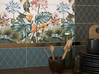 Бордюр KERAMA MARAZZI LSA008 Зимний сад структура металл 3,4х40см 0,299кв.м.