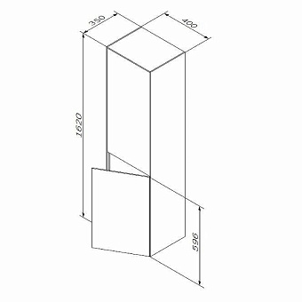 Пенал подвесной AM-PM Inspire V2.0 M50ACHX0406WM 35х40х162см белый (матовый)