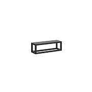 Полка в ванную прямоугольная KERAMA MARAZZI Plaza Next PL.N.sh.35\BLK 1-ярусная 11х35см чёрный