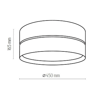 Светильник потолочный TK Lighting Hilton 4181 15Вт E27