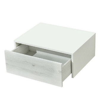 Комод Акватон Сакура 1A220403SKW80 47х60,4х24см белый глянцевый/ольха наварра