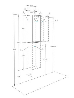 Шкаф подвесной Акватон Марти 1A270203MY010 23х35х80см белый/дуб эндгрейн