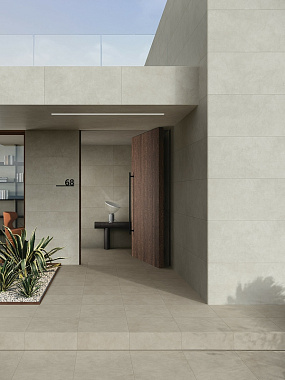 Матовый керамогранит VITRA MicroCement K947892R0001VTET Светлый Греж Матовый 60х60см 1,8кв.м.