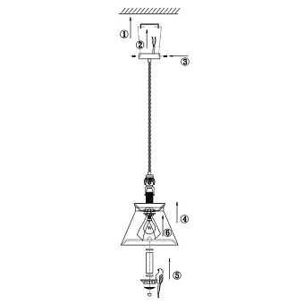 Светильник подвесной Maytoni Bird ARM013-PL-01-W 40Вт E14