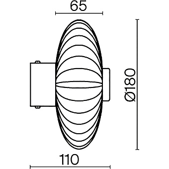 Бра Maytoni Amulet MOD555WL-L4CH4K 2Вт LED
