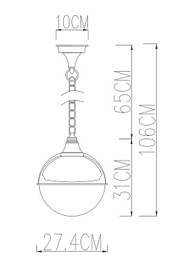 Светильник фасадный Arte Lamp MONACO A1495SO-1BK 75Вт IP44 E27 чёрный
