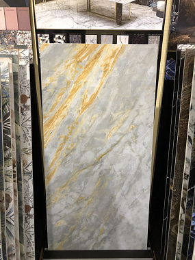 Полированный керамогранит ABK Sensi Signoria PF60008840 Grigio Siena Lux Rx 280х120см 6,72кв.м.