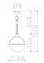 Светильник фасадный Arte Lamp MONACO A1495SO-1BK 75Вт IP44 E27 чёрный