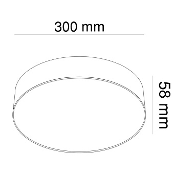 Светильник потолочный Maytoni Zon C032CL-L43MG4K 43Вт LED