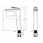 Смеситель для раковины Comforty FC074B-CMT чёрный