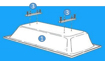 Ножки для ванны IDEAL STANDARD SIRIUS B156467