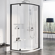 Угловое ограждение RAVAK Pivot PSKK3 37677300Z1 190х90см стекло чёрный