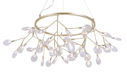 Светильник подвесной CRYSTAL LUX EVITA EVITA SP45 D GOLD/TRANSPARENT 45Вт G4