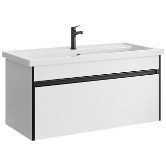 Тумба с раковиной AQWELLA Urban URB0110W 44х96,5х46см