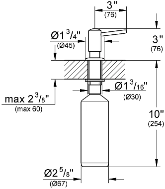 Дозатор GROHE Contemporary 40536DC0 сталь