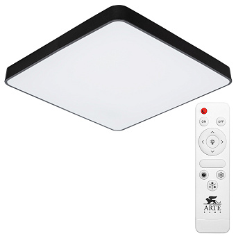 Светильник потолочный Arte Lamp SCENA A2669PL-1BK 100Вт LED