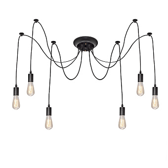 Люстра подвесная Loft It Spider Loft1162/6 240Вт 6 лампочек E27