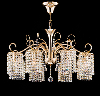 Люстра подвесная Freya Leona FR1127-PL-08-G 40Вт 8 лампочек E14