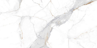 Полированный керамогранит Global Tile Calacatta Imperial_GT GT120606103PR белый 60х120см 1,44кв.м.