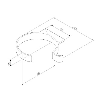 Держатель для фена AM-PM Inspire 2.0 A50A32322 чёрный