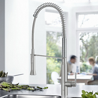 Смеситель для кухни GROHE K7 32950DC0 гибкий излив хром