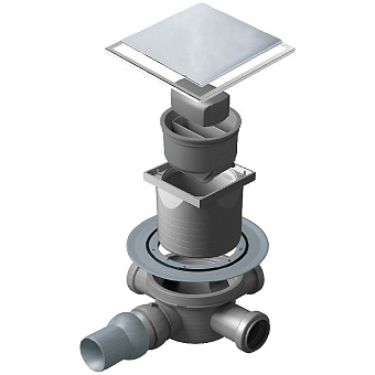 Душевой трап Pestan 13702564 10х10см горизонтальный сток