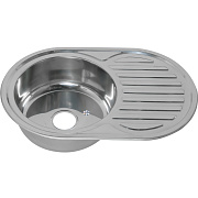 Мойка кухонная MELANA 7750 131/2 (*14) 77х50см хром