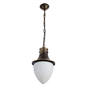 Светильник фасадный Arte Lamp VIENNA A1317SO-1BN 75Вт IP44 E27 золотой/чёрный