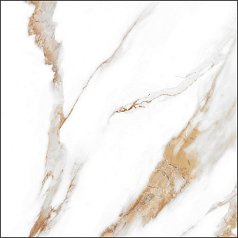 Матовый керамогранит Global Tile Calacatta Royal_GT GT60600103MR белый 60х60см 1,44кв.м.