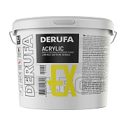Краска для стен и потолков высокоукрывистая DERUFA Expo Прозрачный основа C 9л