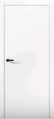 Межкомнатная дверь Aurum Doors Палладий Pd1 Аляска ПВХ 550х2300мм глухая