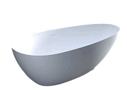 Ванна каменная SALINI PAOLA 101612G S-Sense глянцевая 172х82см отдельностоящая