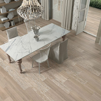 Матовый керамогранит ABK Poetry Wood PF60010059 Ecru Nat Rett 120х20см 1,44кв.м.