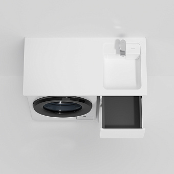 Раковина над стиральной машиной AM-PM X-Joy M85AWPR1001WG 100х50см