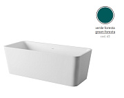 Ванна каменная ArtCeram Square ACW004 43 180х80см отдельностоящая