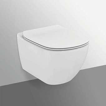 Унитаз подвесной IDEAL STANDARD TESI T355101 безободковый с микролифтом