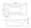 Ванна акриловая AM-PM Sense W76A-150-070W-A 150х70см пристенная
