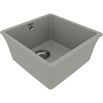 Мойка кухонная LEMARK SINARA 400-U 9910063 42х40см грей