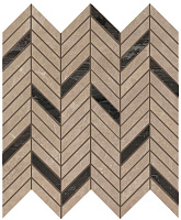 Керамическая мозаика Atlas Concord Италия Marvel Edge AEPO Elegant Sable Mosaico Twill Lappato 30х31см 0,372кв.м.