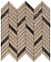 Керамическая мозаика Atlas Concord Италия Marvel Edge AEPO Elegant Sable Mosaico Twill Lappato 30х31см 0,372кв.м.
