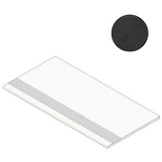 Плитка для ступеней Atlas Concord Италия Prism A5S0 Graphite Gradino Silk 30х60см 1,08кв.м. сатинированная