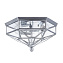 Светильник потолочный Maytoni Zeil H356-CL-03-CH 60Вт E27